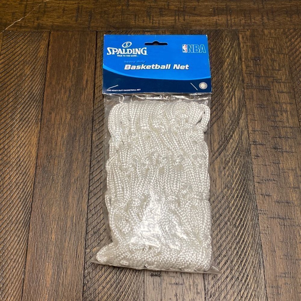 Spalding Heavy Duty White Basketball Net Regulation Size